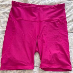Old navy biker short Women's Pink Athletic Shorts